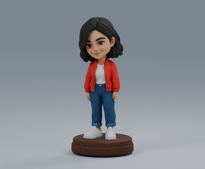 Chibi character studio render